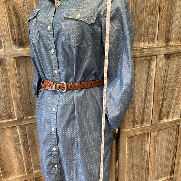 Talbots Denim (jean) dress with pockets size 12p - Picture 3 of 6